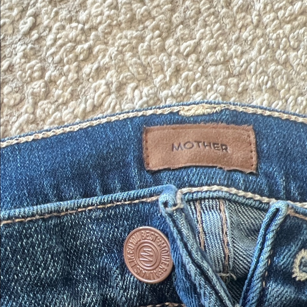 MOTHER Denim Blue Jeans - Picture 2 of 4